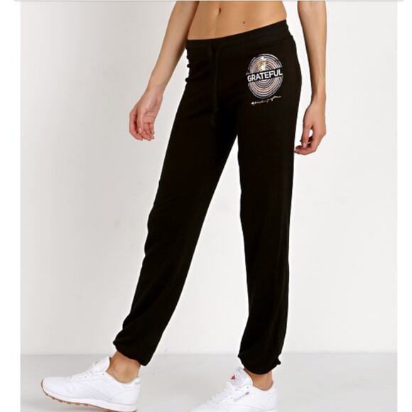 Spiritual Gangster Black Grateful Medallion Bliss Jogger X Small - Picture 6 of 7